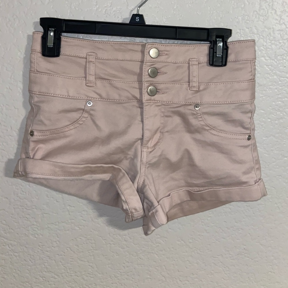 light pink shorts